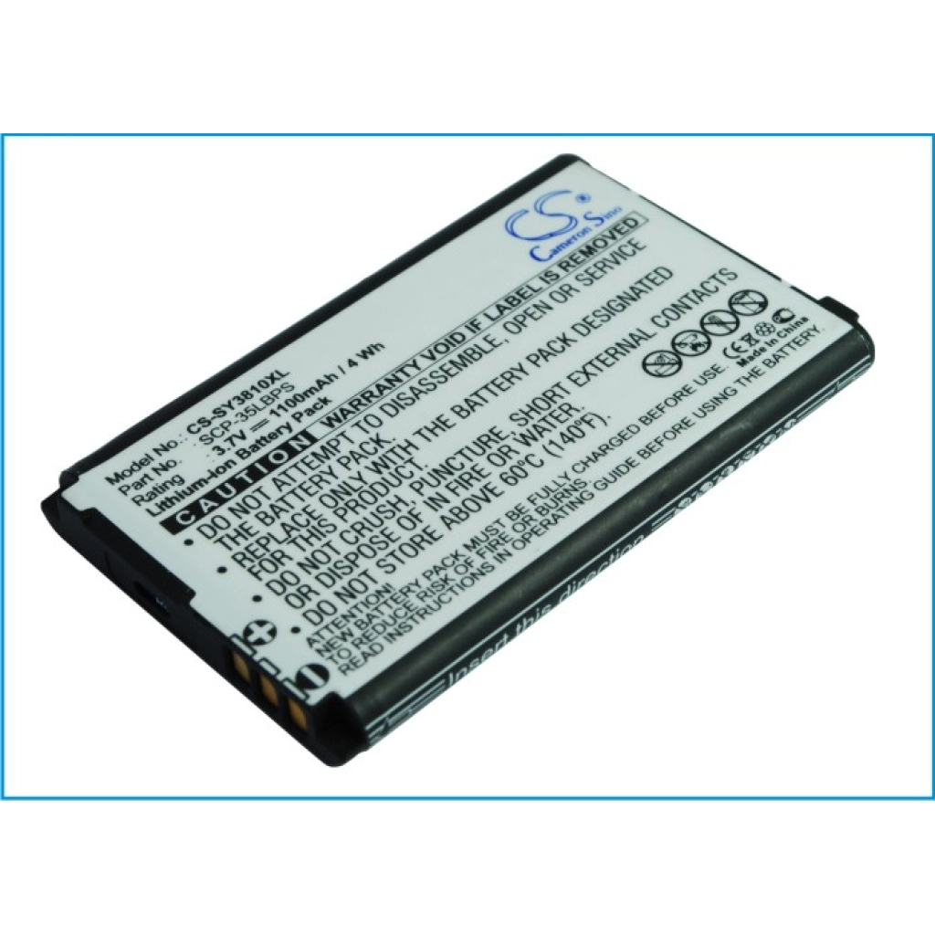 Baterie do telefonów komórkowych Sanyo CS-SY3810XL