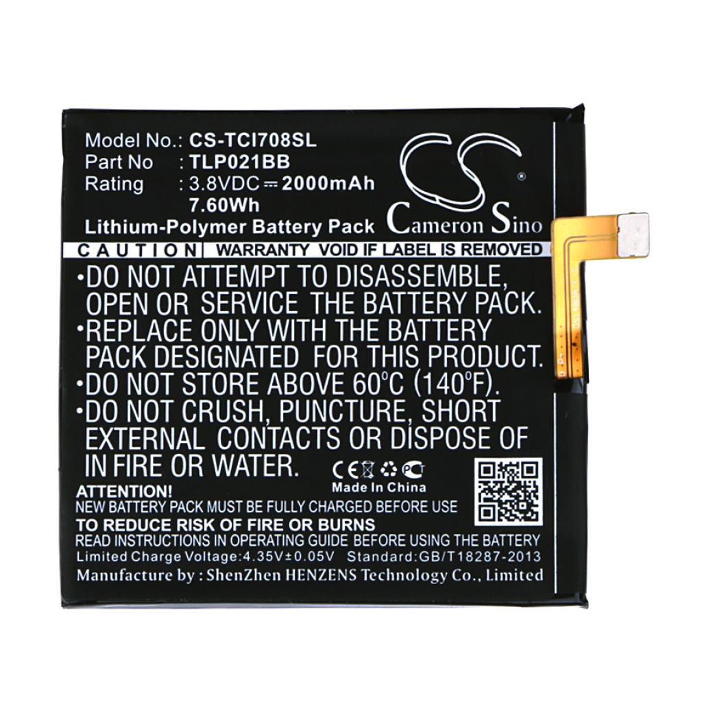 Bateria kompatybilny z TCL CS-TCI708SL