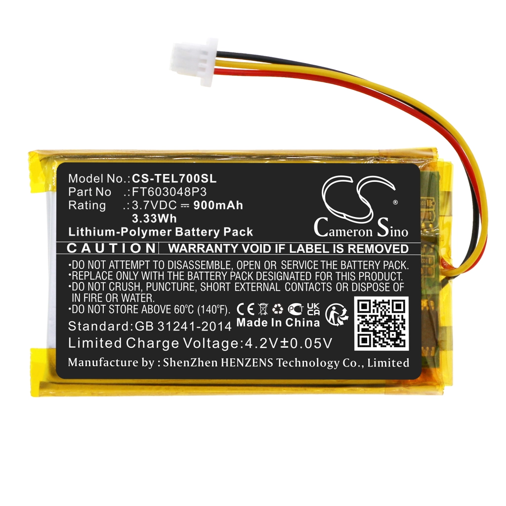 Compatible battery replacement for CREATIVE FT603048P3