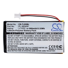 Kompatybilna wymiana baterii za Sony PL-383450