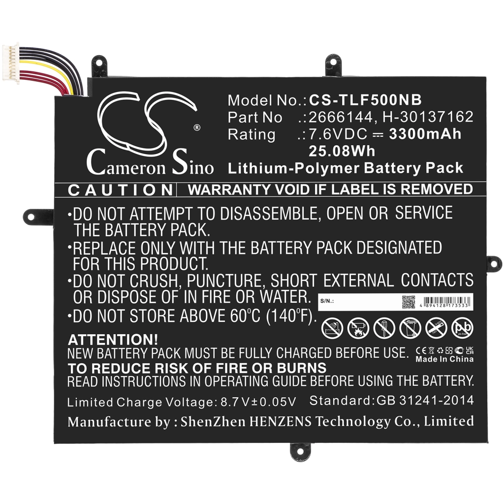 Notebook battery Jumper CS-TLF500NB