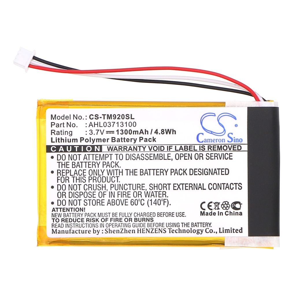 Baterie do nawigacji (GPS) TomTom CS-TM920SL
