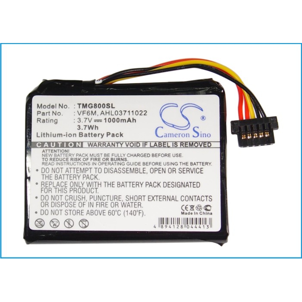 Baterie do nawigacji (GPS) TomTom CS-TMG800SL
