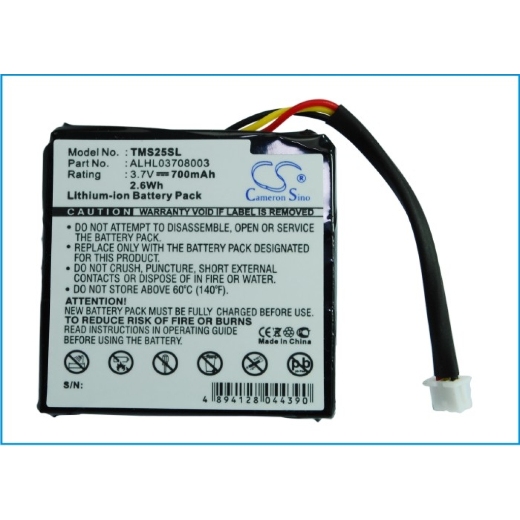 Baterie do nawigacji (GPS) TomTom CS-TMS25SL