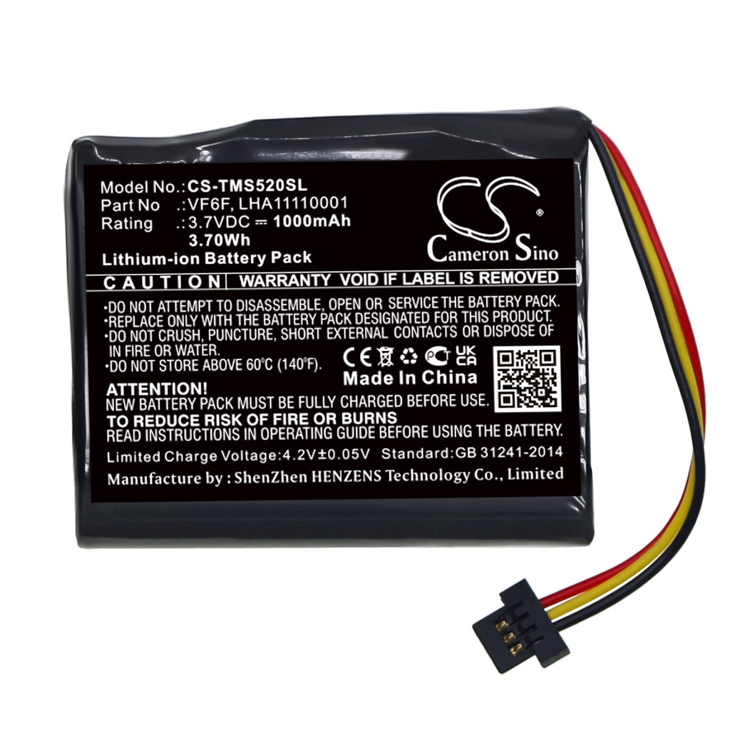 Baterie do nawigacji (GPS) TomTom CS-TMS520SL