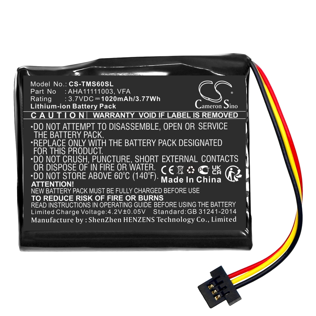 Baterie do nawigacji (GPS) TomTom CS-TMS60SL