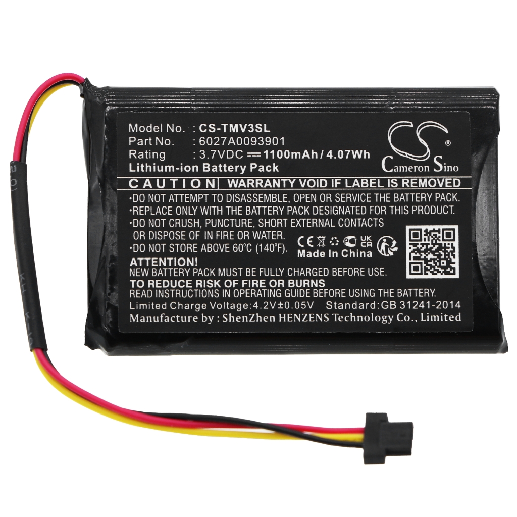 Baterie do nawigacji (GPS) TomTom CS-TMV3SL