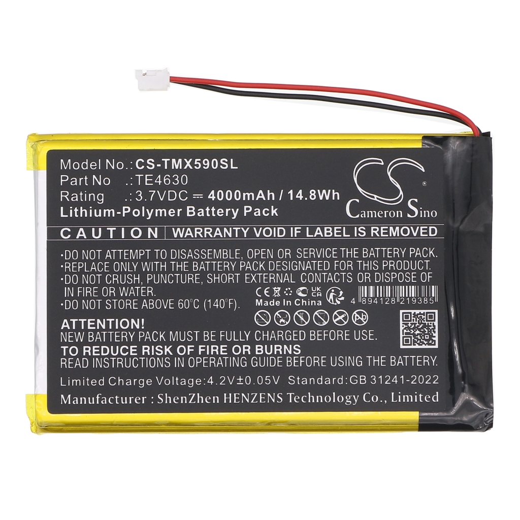 Compatible battery replacement for Technaxx TE4630