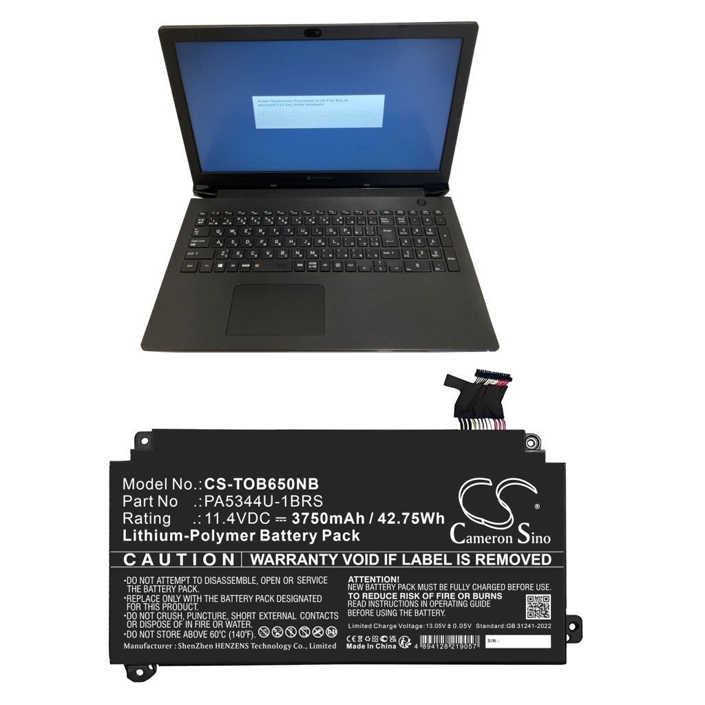 Bateria do notebooków Toshiba CS-TOB650NB