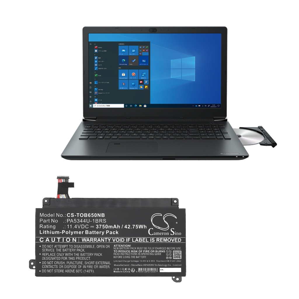 Bateria do notebooków Toshiba CS-TOB650NB