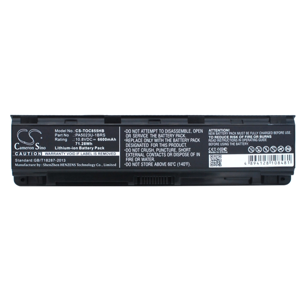 Notebook battery Toshiba Satellite C850-ST2NX3