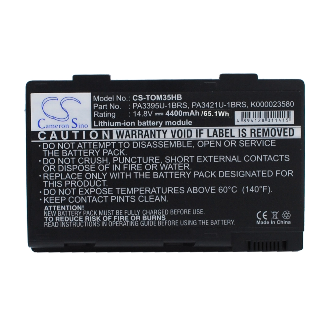 Notebook battery Toshiba Satellite M35X-S1611