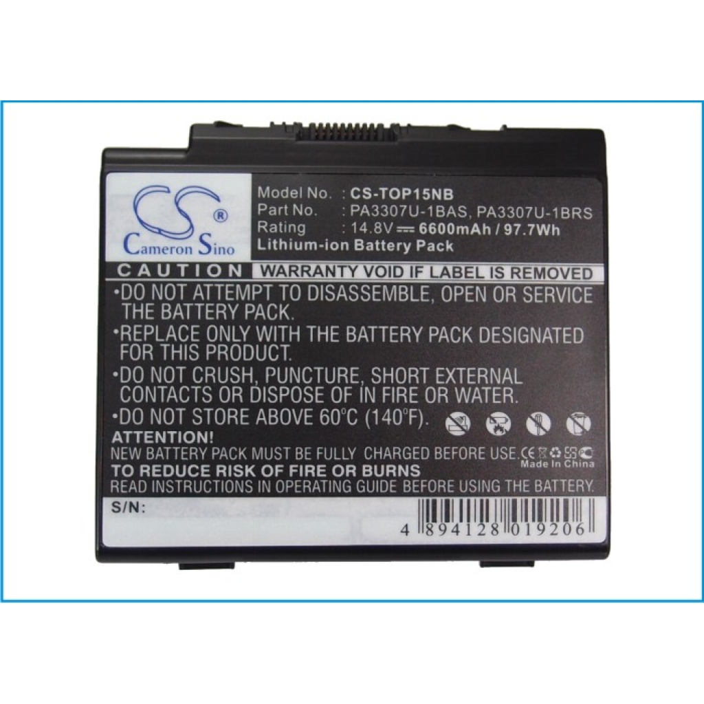 Bateria kompatybilny z Toshiba CS-TOP15NB