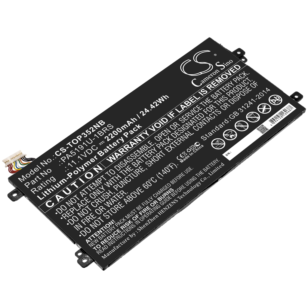 Bateria do notebooków Toshiba CS-TOP352NB