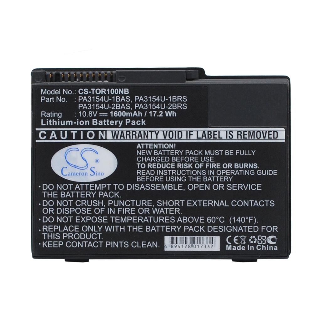 Bateria do notebooków Toshiba CS-TOR100NB