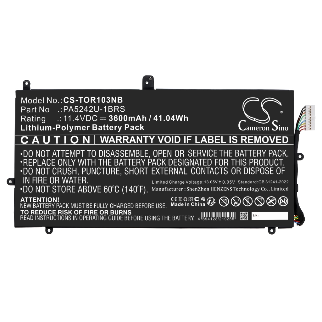Bateria do notebooków Toshiba CS-TOR103NB