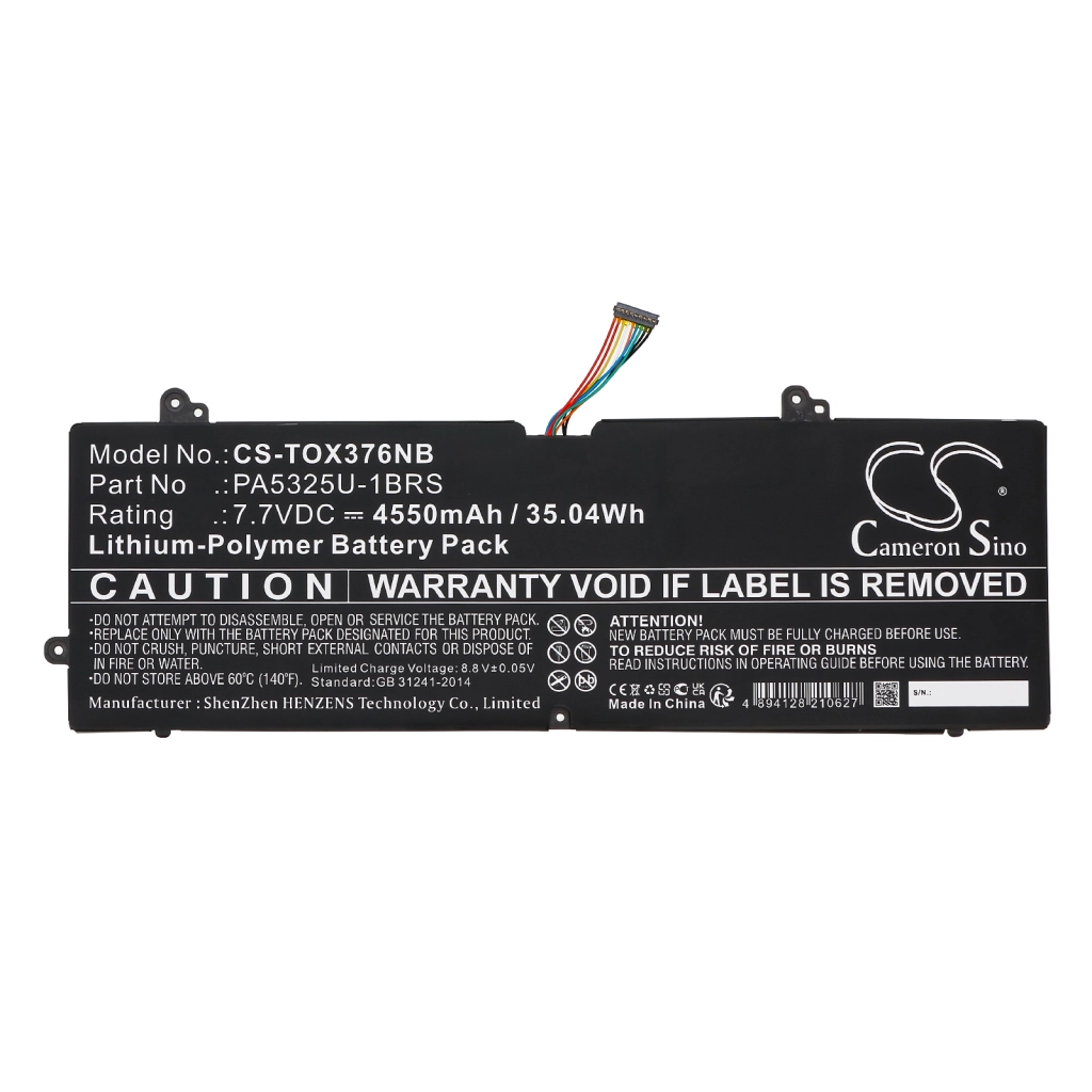 Notebook battery Toshiba CS-TOX376NB