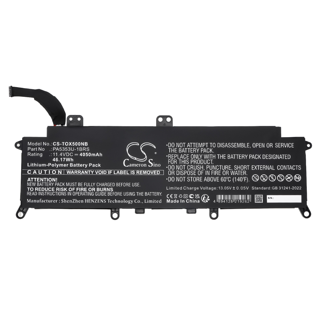 Bateria do notebooków Toshiba CS-TOX500NB