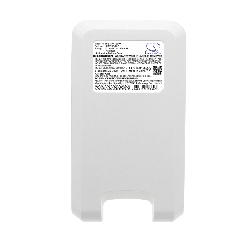 Przednia etykieta CS-TPA100VX, Cameron Sino, 21,6V 2000mAh 43,2Wh