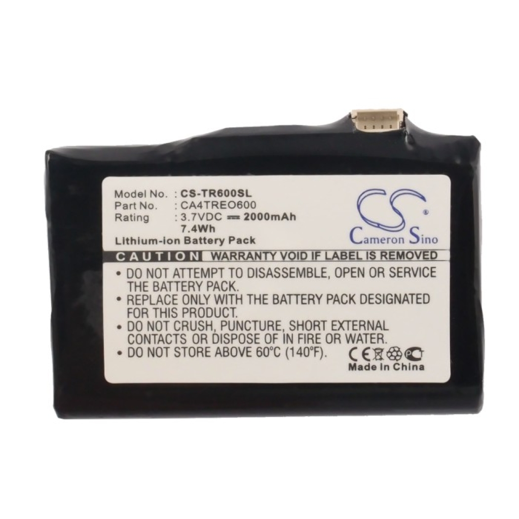 Compatible battery replacement for Palm CA4TREO600