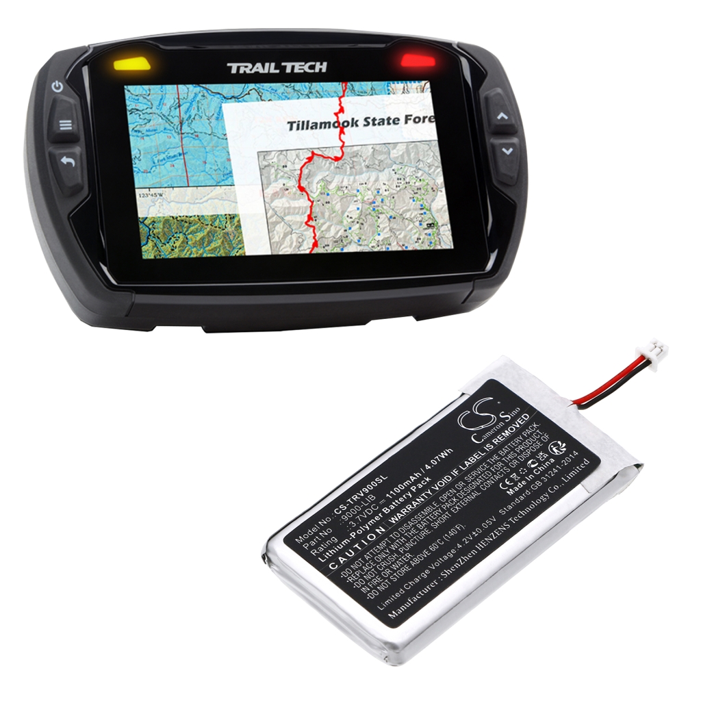 Baterie do nawigacji (GPS) Trail tech CS-TRV900SL
