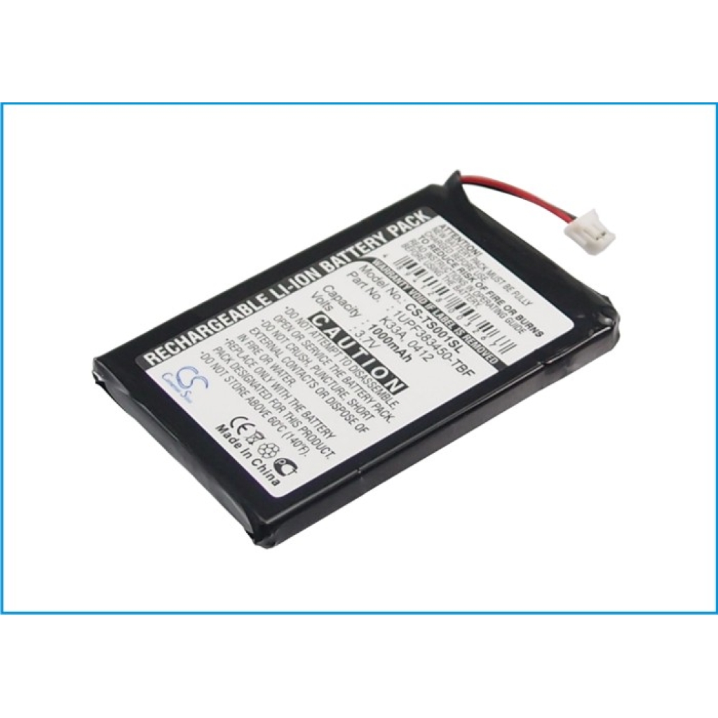 Baterie do odtwarzaczy MP3 Toshiba CS-TS001SL