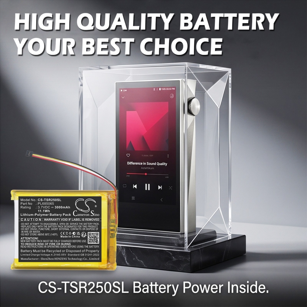 Bateria kompatybilny z Astell&kern CS-TSR250SL