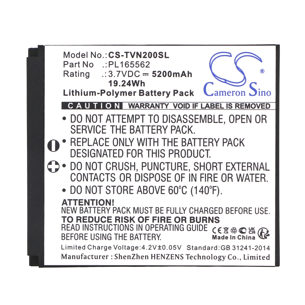 Battery Replaces PL165562