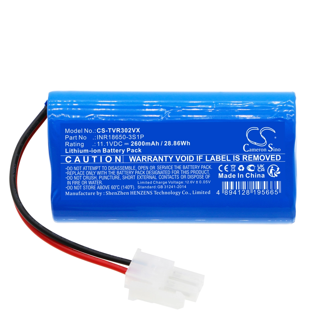 Battery Replaces INR18650-3S1P