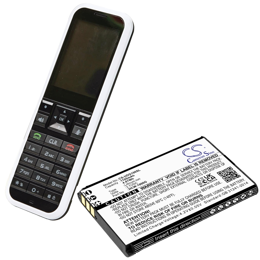 Baterie do telefonów bezprzewodowych Unidata CS-UDG100SL