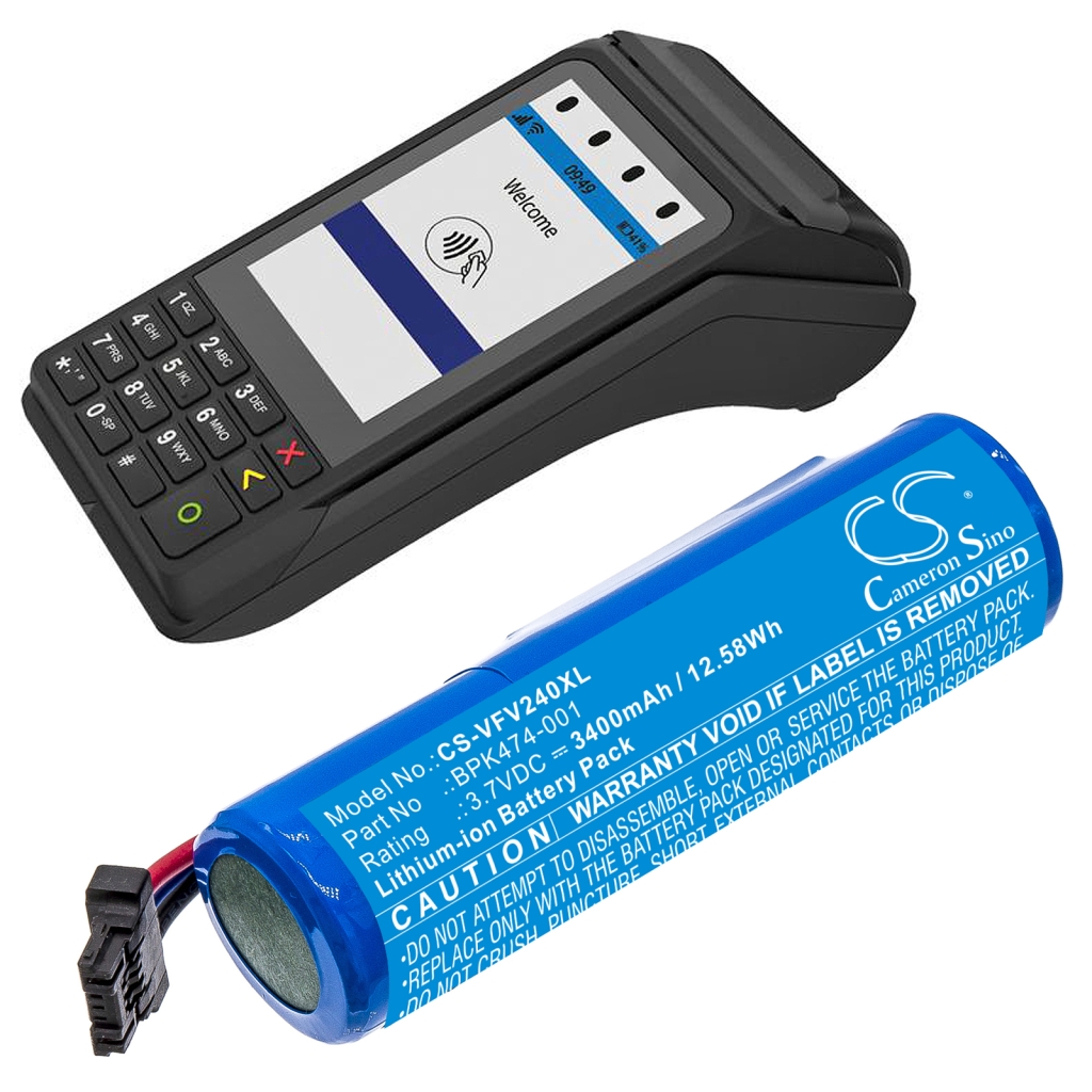 Baterie do terminali płatniczych Verifone CS-VFV240XL
