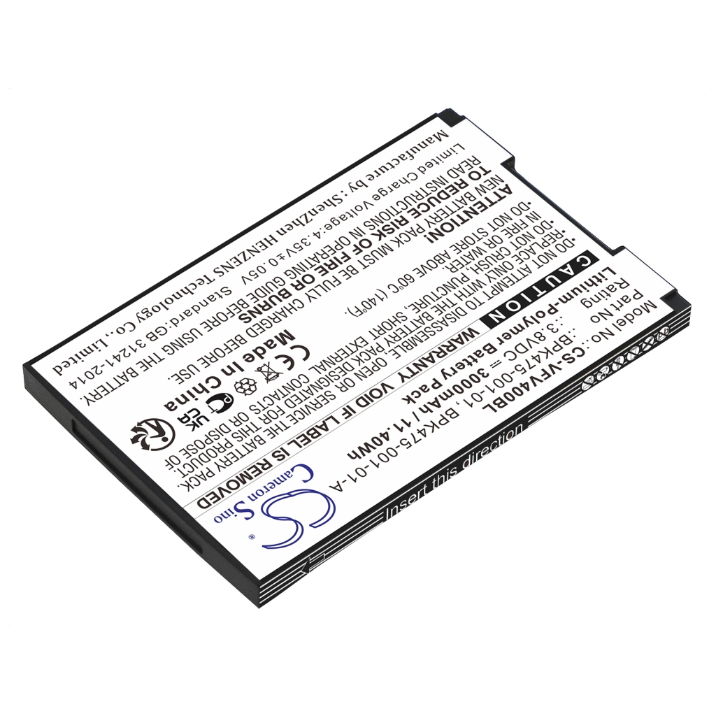 Baterie do terminali płatniczych Verifone CS-VFV400BL