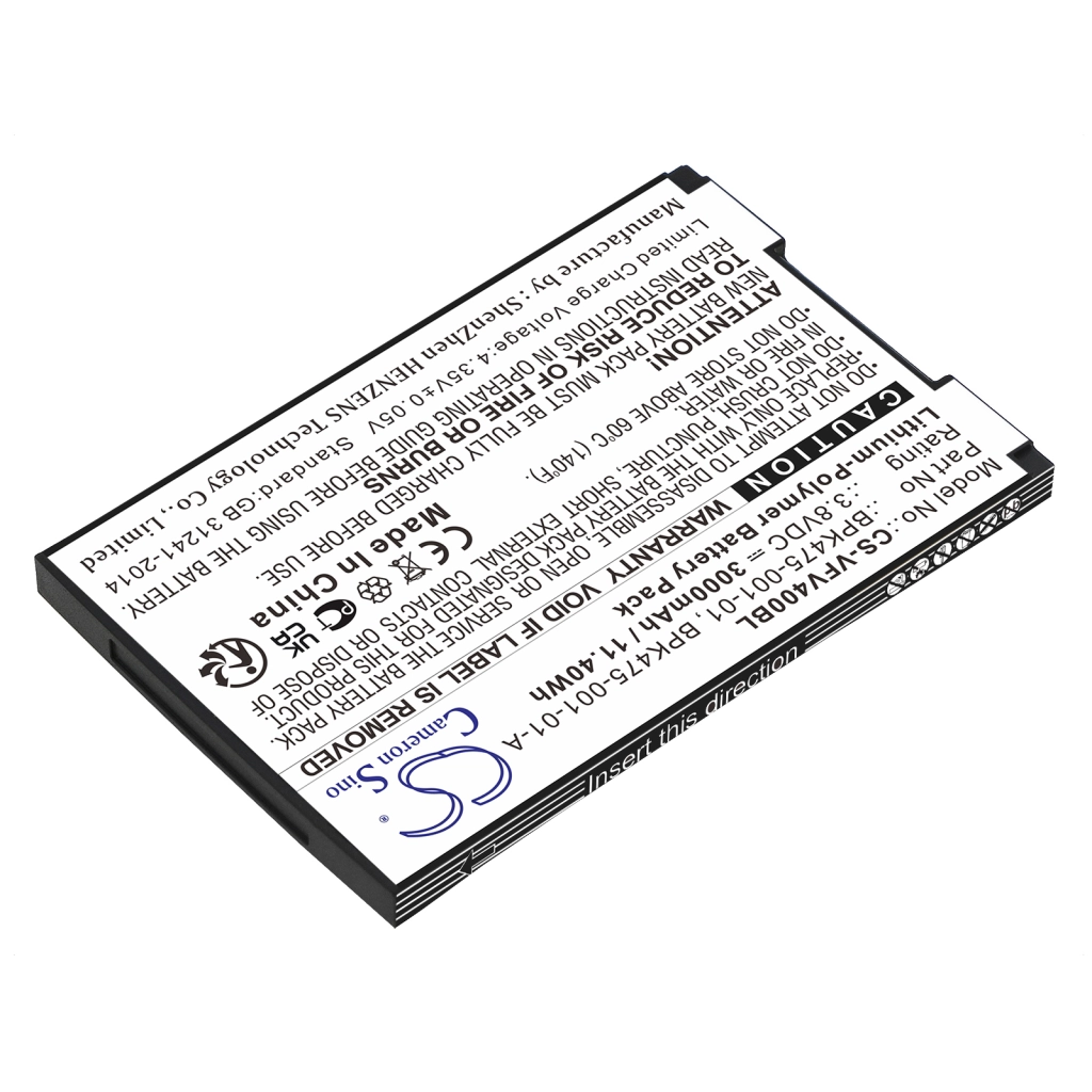 Baterie do terminali płatniczych Verifone CS-VFV400BL