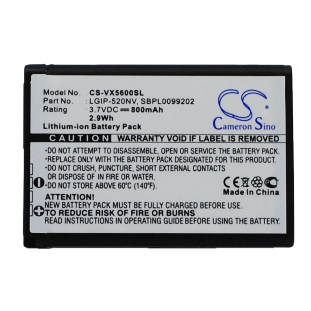 Mobile Phone Battery LG VN270 Cosmos Touch