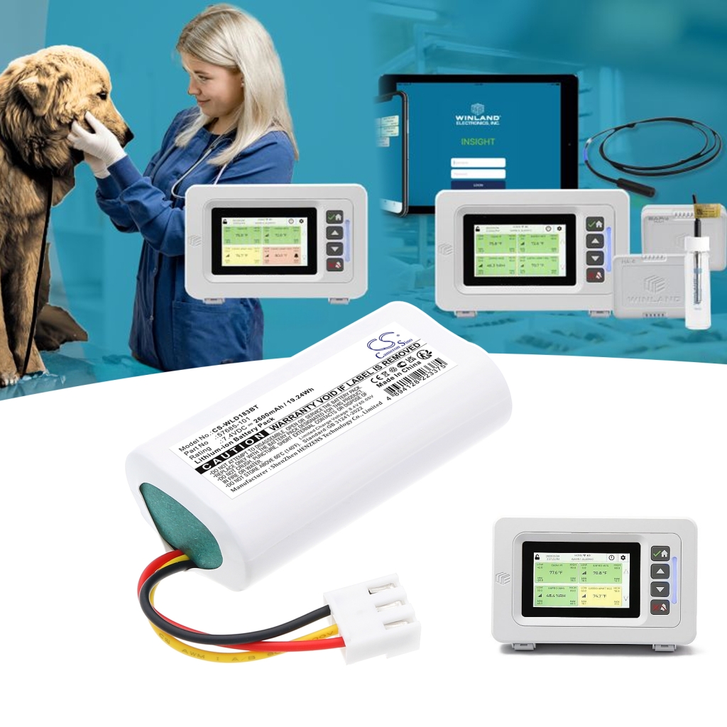 Home Security Camera Battery Winland CS-WLD183BT