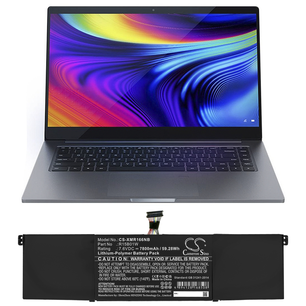 Compatible battery replacement for Xiaomi R15B01W