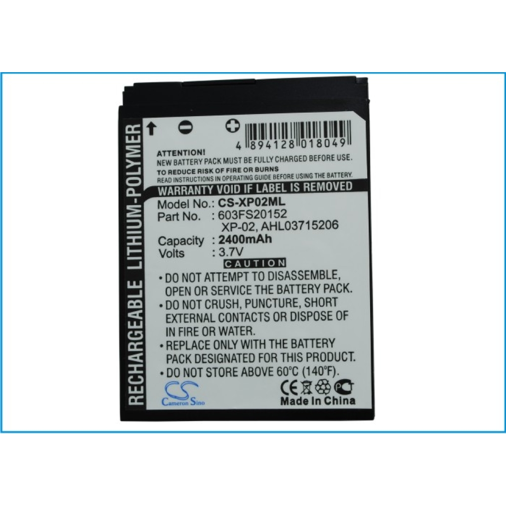 Bateria kompatybilny z O2 CS-XP02ML
