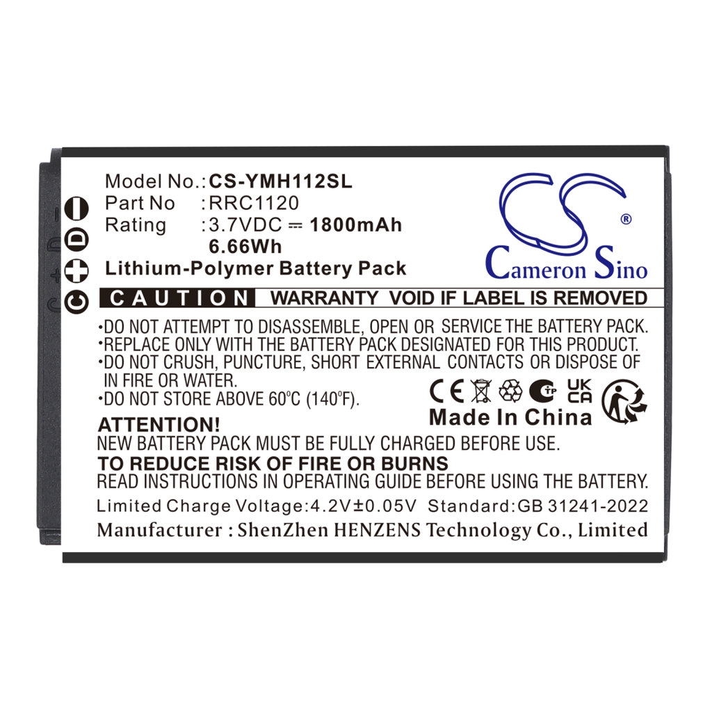 Bateria kompatybilny z Yamaha CS-YMH112SL