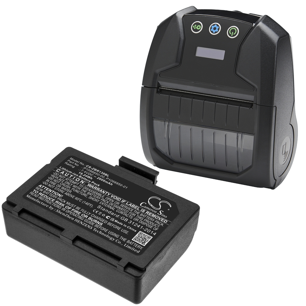 Baterie do drukarek Zebra CS-ZBR138BL