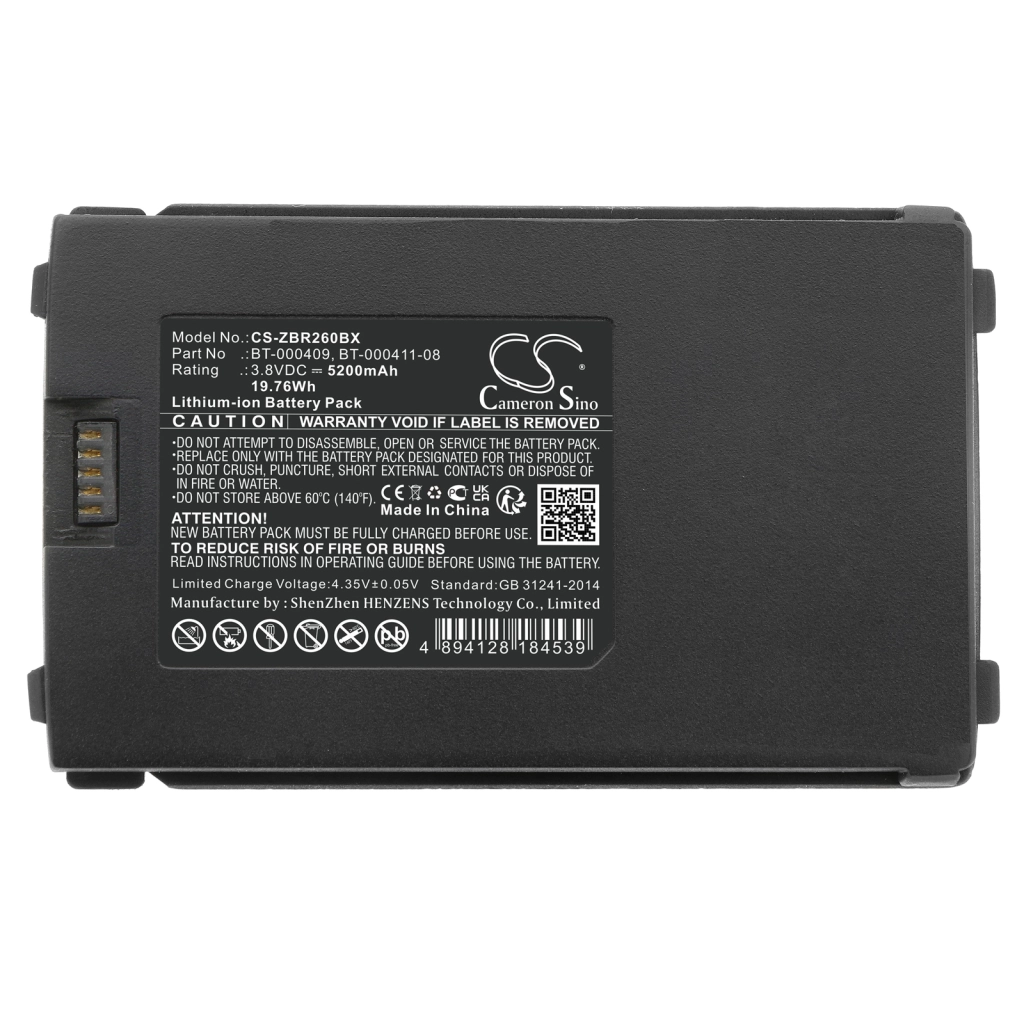 BarCode, Scanner Battery Zebra TC26AK