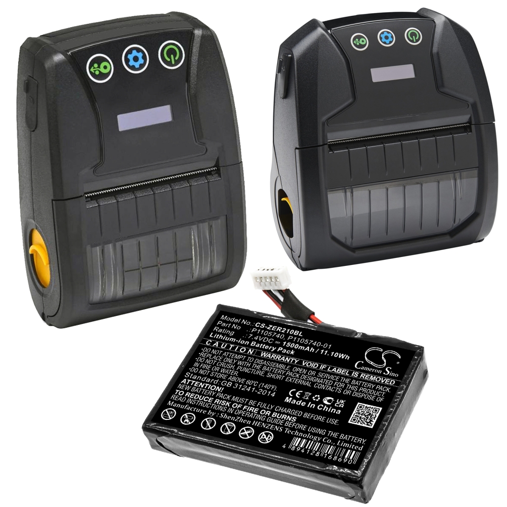 Baterie do drukarek Zebra CS-ZER210BL