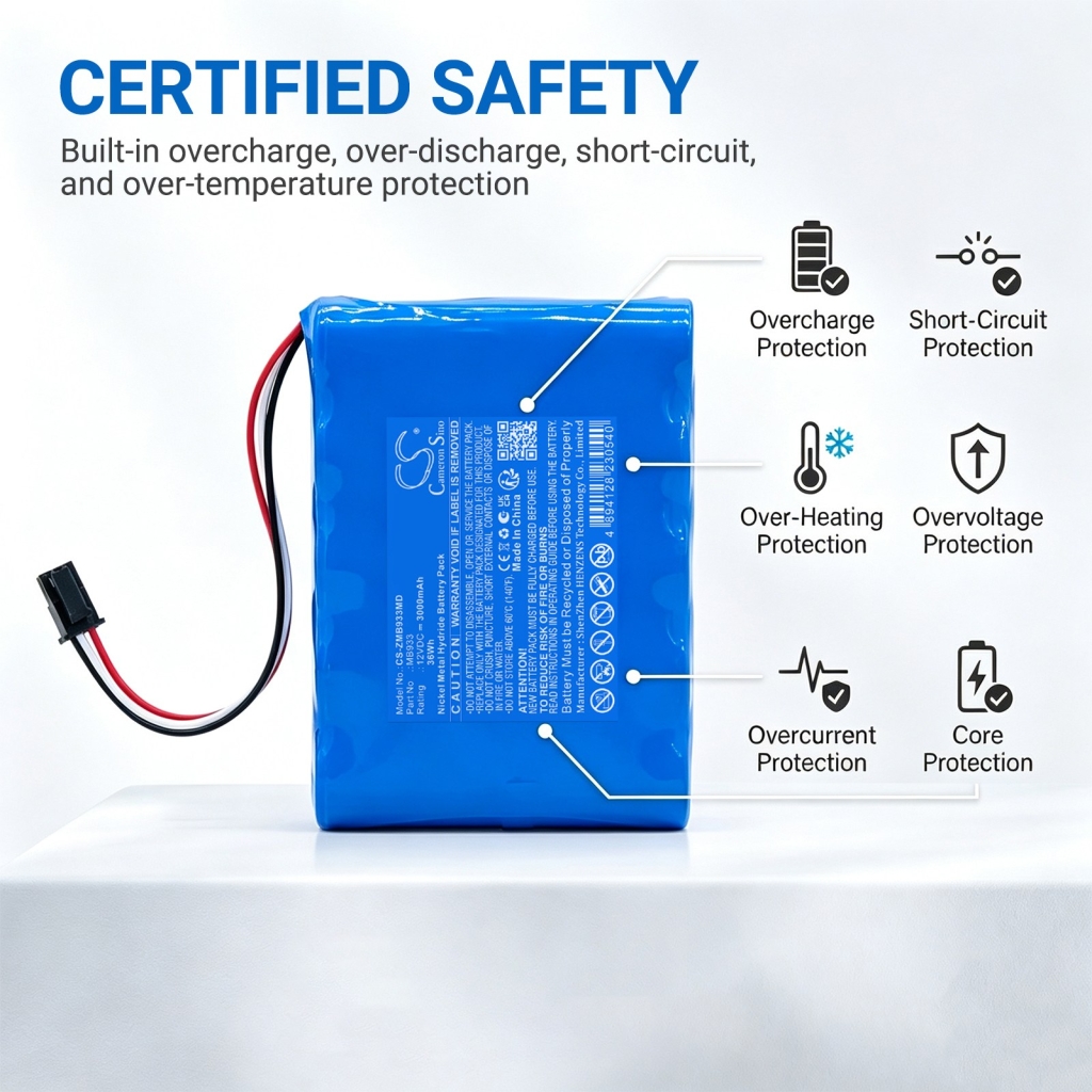 Battery compatible with Zeiner medical CS-ZMB933MD