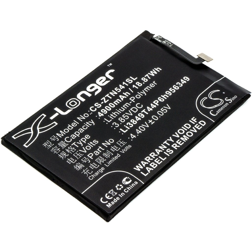 Compatible battery replacement for Nubia LI3849T44P6H956349