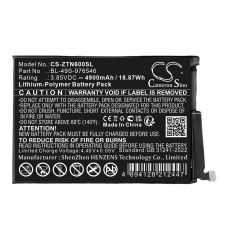 Kompatybilna wymiana baterii za ZTE BL-49S-976546