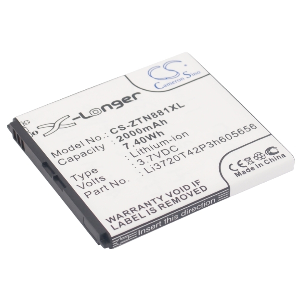 Baterie do telefonów komórkowych ZTE V965