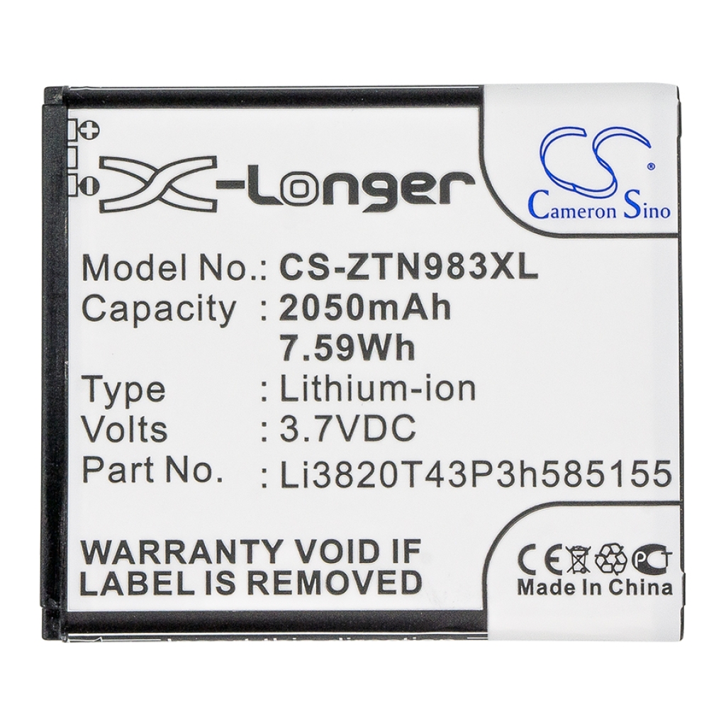 Bateria kompatybilny z ZTE CS-ZTN983XL