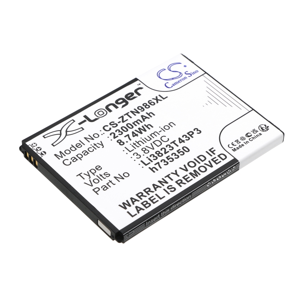 Baterie do telefonów komórkowych ZTE Q802T