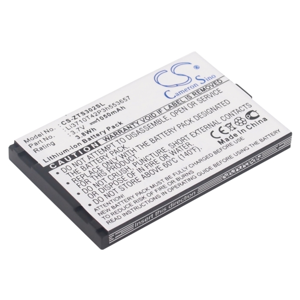 Baterie do telefonów komórkowych ZTE S302