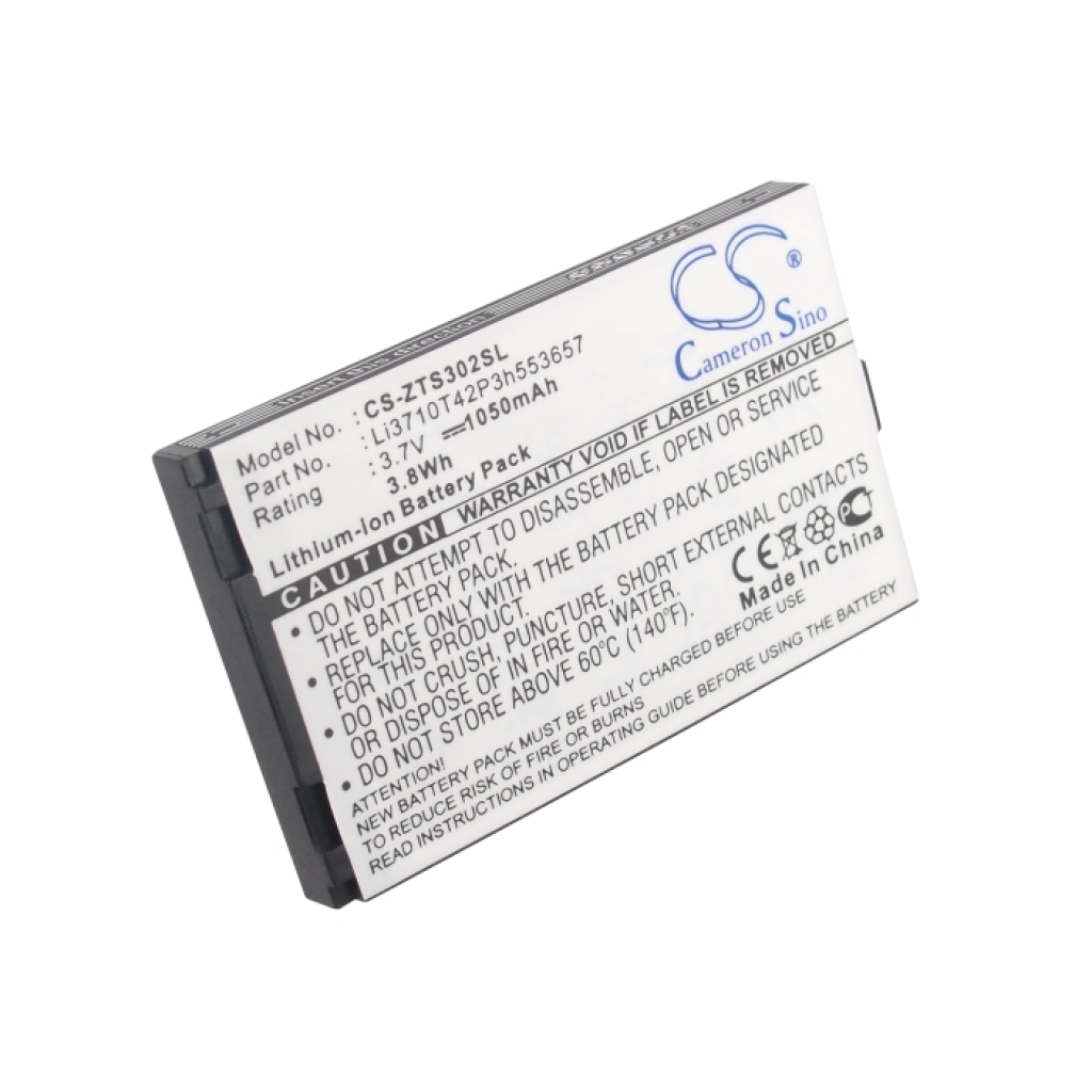 Baterie do telefonów komórkowych ZTE S302