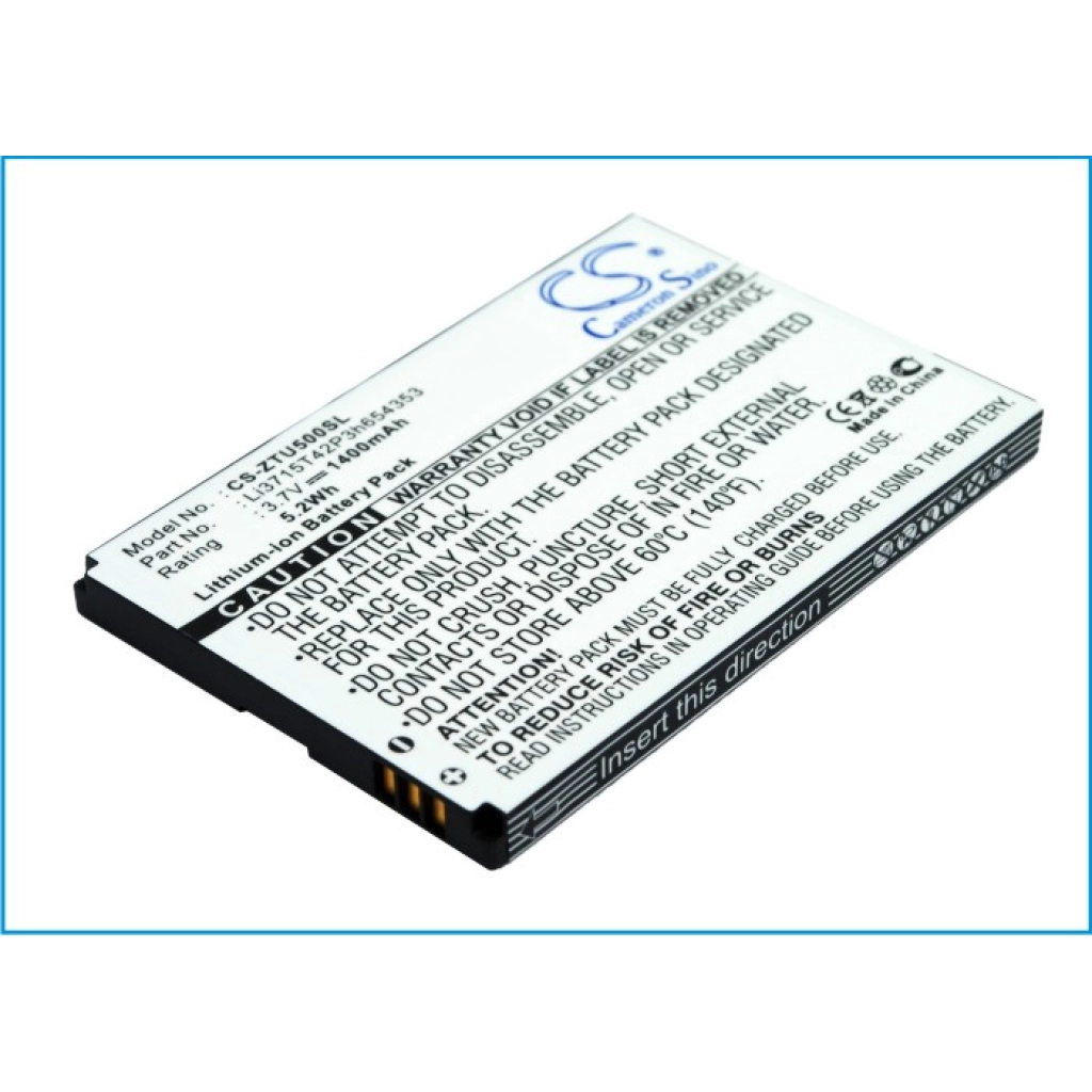 Baterie do telefonów komórkowych ZTE CS-ZTU500SL